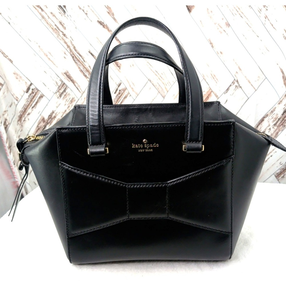 Kate Spade Black Park Avenue‎ Beau Bow Bag